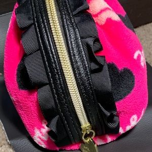 Betsey Johnson Mini Cosmetic Bag Pink